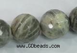 CMS127 15.5 inches 20mm faceted round moonstone gemstone beads