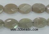 CMS132 15.5 inches 12*16mm faceted oval moonstone gemstone beads