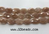 CMS1355 18*24mm - 20*25mm faceted octagonal moonstone beads