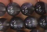 CMS1429 15.5 inches 8mm round black moonstone gemstone beads