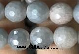 CMS1457 15.5 inches 8mm faceted round AB-color moonstone beads