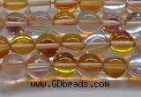 CMS1531 15.5 inches 6mm round synthetic moonstone beads wholesale