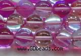 CMS1544 15.5 inches 12mm round synthetic moonstone beads wholesale