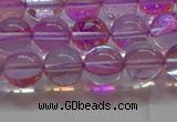 CMS1592 15.5 inches 8mm round synthetic moonstone beads wholesale