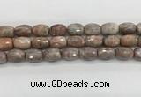 CMS1776 15.5 inches 12*16mm faceted rice AB-color moonstone beads