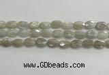 CMS1806 15.5 inches 8*12mm faceted oval AB-color moonstone beads