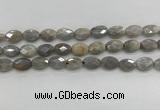 CMS1810 15.5 inches 8*12mm faceted oval AB-color moonstone beads