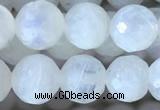 CMS1860 15.5 inches 6mm faceted round white moonstone gemstone beads