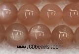 CMS1898 15.5 inches 10mm round moonstone gemstone beads