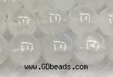 CMS1907 15.5 inches 8mm round white moonstone gemstone beads