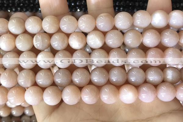 CMS1932 15.5 inches 10mm round moonstone beads wholesale