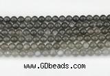 CMS2021 15.5 inches 8mm round black moonstone beads wholesale