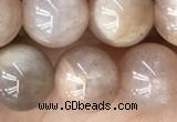 CMS2055 15.5 inches 8mm round moonstone gemstone beads