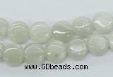 CMS209 15.5 inches 10mm flat round moonstone gemstone beads wholesale