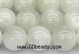 CMS2096 15 inches 8mm round white moonstone beads