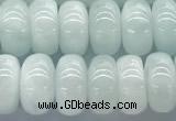 CMS2138 15 inches 6*10mm rondelle blue moonstone beads