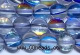 CMS2212 15 inches 6mm, 8mm, 10mm & 12mm round synthetic moonstone beads