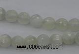 CMS452 15.5 inches 6mm faceted round white moonstone gemstone beads