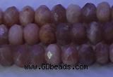 CMS564 15.5 inches 5*8mm faceted rondelle moonstone gemstone beads