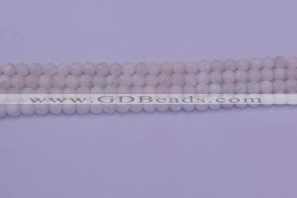 CMS641 15.5 inches 6mm round white moonstone beads wholesale