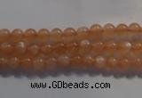 CMS731 15.5 inches 6mm round A grade natural peach moonstone beads