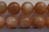 CMS736 15.5 inches 16mm round A grade natural peach moonstone beads