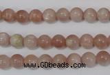 CMS752 15.5 inches 7mm round natural moonstone beads wholesale