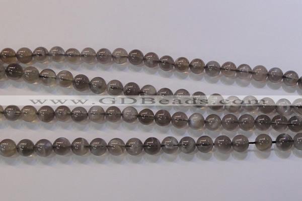 CMS852 15.5 inches 8mm round natural black moonstone beads