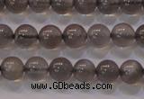 CMS858 15.5 inches 6mm round A grade natural black moonstone beads