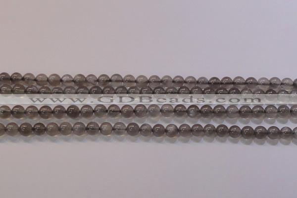 CMS858 15.5 inches 6mm round A grade natural black moonstone beads