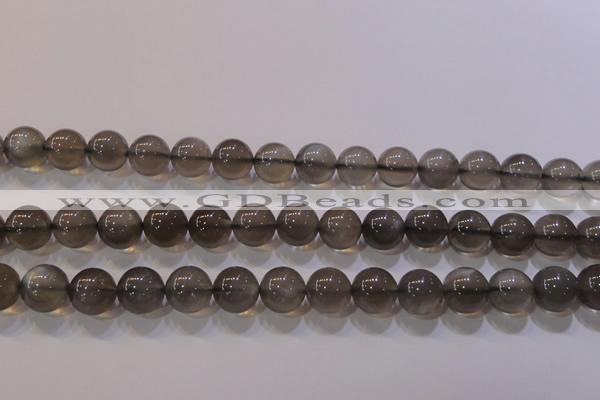 CMS860 15.5 inches 10mm round A grade natural black moonstone beads