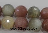 CMS876 15.5 inches 18mm faceted round moonstone gemstone beads