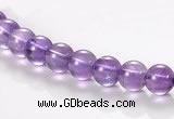 CNA10 6mm round A+ grade natural amethyst quartz beads Wholesale