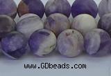 CNA1053 15.5 inches 10mm round matte dogtooth amethyst beads