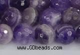 CNA1073 15.5 inches 10mm faceted round dogtooth amethyst beads