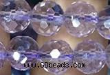 CNA1112 15.5 inches 8mm faceted round natural amethyst beads