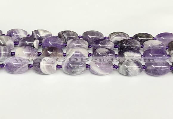 CNA1122 15.5 inches 14*20mm drum dogtooth amethyst beads