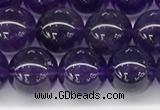 CNA1152 15.5 inches 8mm round natural amethyst gemstone beads