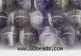 CNA1155 15.5 inches 6mm round natural dogtooth amethyst beads