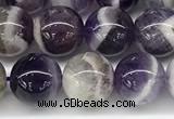 CNA1156 15.5 inches 8mm round natural dogtooth amethyst beads