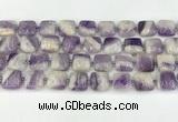 CNA1183 15.5 inches 14*14mm square amethyst beads wholesale