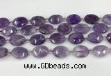 CNA1201 15.5 inches 15*20mm faceted oval amethyst beads