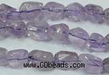 CNA201 15.5 inches 10*14mm faceted nugget natural amethyst beads