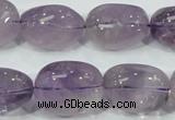 CNA203 15.5 inches 14*20mm nugget natural amethyst beads