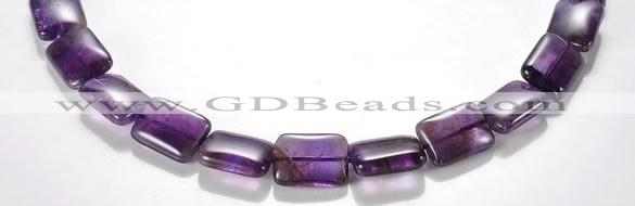 CNA22 13*18mm rectangle A- grade natural amethyst bead Wholesale