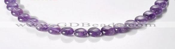 CNA24 10mm flat round A- grade natural amethyst beads Wholesale