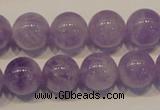 CNA302 15.5 inches 12mm round natural lavender amethyst beads