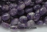 CNA31 15.5 inches 8*10mm oval grade AB natural amethyst beads