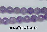 CNA401 15.5 inches 6mm round natural lavender amethyst beads