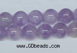 CNA404 15.5 inches 14mm round natural lavender amethyst beads